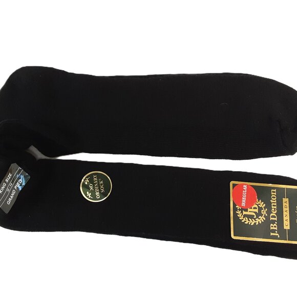 Vintage J.B. Denton Vagden Merino Wool Blend Socks | NWT Deadstock | Size 12–14 - Picture 1 of 3